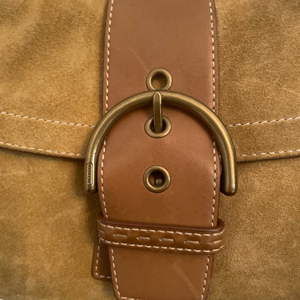Coach Suede Hobo Bag